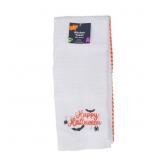 Halloween Kitchen Towels, 100% Cotton, Set of 2