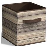 4ct Sorbus 11" Foldable Storage Bins, Brown