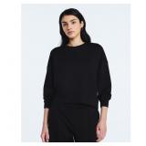 Scoop Cropped Sweatshirt Sz S