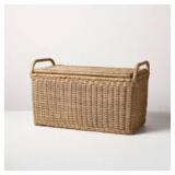 Rattan Storage Basket with Lid - Hearth & Hand