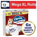Charmin Ultra Strong Toilet Paper 12 Rolls