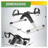 Wakeman Under Desk Bike Pedal Exerciser