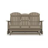 Ashley Hyland Wave Driftwood Outdoor Glider Sofa