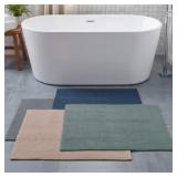 Cotton Woven Bath Mat NAVY