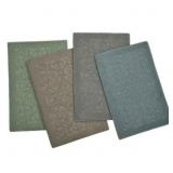 Scroll Foam Bath Mat grey