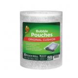 Duck Brand Bubble Pouches on Roll 7.5x7.5 in