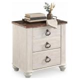 Willowton Nightstand, Whitewash