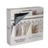 Better Homes & Gardens Velvet Hangers, Grey