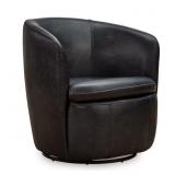 Kierreys Leather Swivel Chair