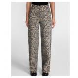 Madden NYC Zebra Print Jeans Sz 14