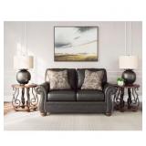 Chatterton 68" Faux Leather 2-Seat Loveseat