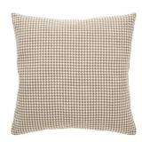 Mainstays 18x18 Brown Houndstooth Pillow