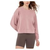 Soft Long Sleeve Cropped Sweatshirt Sz XS