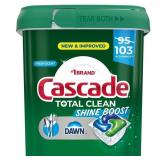 Cascade Total Clean ActionPacs, 103 ct