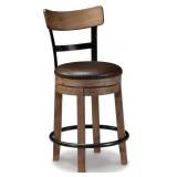Pinnadel Counter Height Upholstered Bar Stool