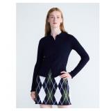 Free Assembly Pointelle Trim Cardigan Sz M