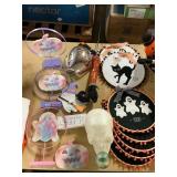 9ct round decor, pumpkin decor, witch leg