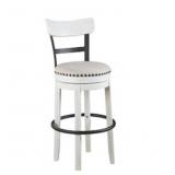 Ashley Valebeck - Tall Upholstered Swivel Barstool
