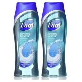 Dial Body Wash Coconut Water 16 Fl Oz (Pack 2)
