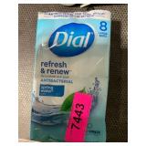 Dial soap refresh and renew 8 bar pk spring water