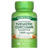 3ct Nature's Truth Turmeric Curcumin Capsules