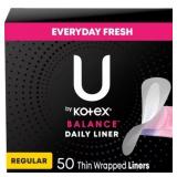 3ct U by Kotex Balance Panty Liners