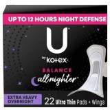 U by Kotex Balance Ultra Thin Pads 22ct