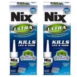 2 boxes Nix Ultra 2-in-1 Lice Treat 3.4 oz (Pack o
