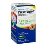2ct Bausch & Lomb Softgels Areds 2 + Multi 80 ea