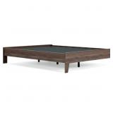 Ashley Calverson Queen Bed Mocha