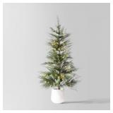 Wondershop 4.5' Pre-Lit Potted Balsam Tree