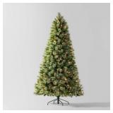 7.5' Virginia Pine Tree, Dual-Color Lights