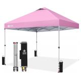 CROWN SHADES 10x10 Pop Up Canopy Tent - Pink