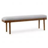 Lyncott Gray/Brown Dining Table Bench