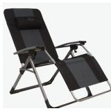 Outdoor Folding Recliner Zero Gravity Chair w/Head