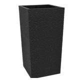 Tierra Verde Citadel Planter, 26'H, Black