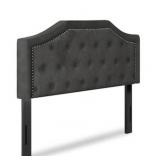 Willow Upholstered Grey King Upholstered Headboard