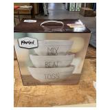 3pc Ceramic Mixing Bowls