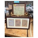 Basket, Framed Maps