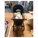 Vintage Doll + Buggy