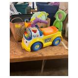 Fisher Price Ride On, Basket, Hangers, Etc