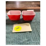 Vintage Pyrex Refrigerator Dishes