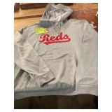 2XL Evoshield Cincinnati Reds Gray Hoodie