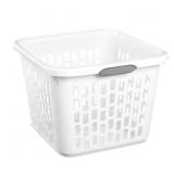 6ct Sterilite White Plastic Laundry Basket