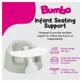 Bumbo Infant Floor Seat + Sit Up Chair Harness