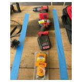 Milwaukee drills, stud finder