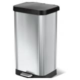 Glad Stainless Step Trash Can 20gal