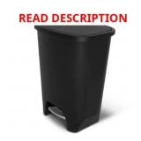Glad Trash Can with Lid, Foot Pedal, 20 Gal