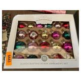 Glass ornament set