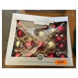 Glass ornament set